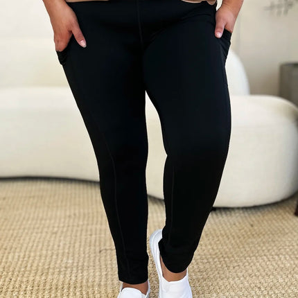 Wide Waistband Sports Leggings - Image 9