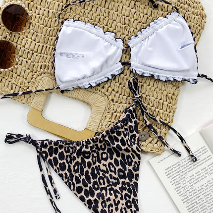 Frill Trill Halter Neck Bikini Set - Image 5