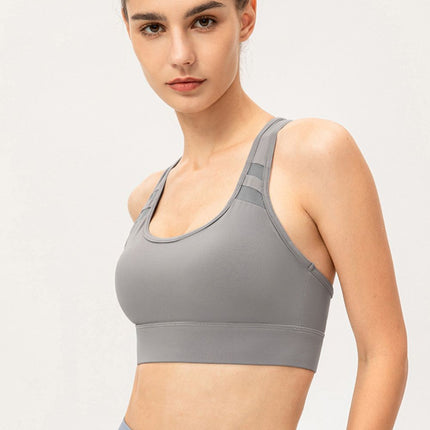 Scoop Neck Long Sports Bra - Image 3