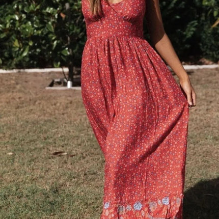 Printed Maxi Cami Dress - Image 1