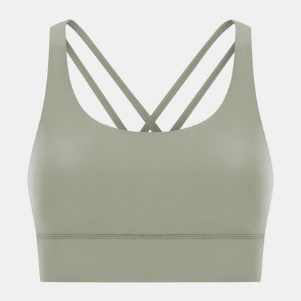 Millennia Crisscross Scoop Neck Active Tank - Image 18