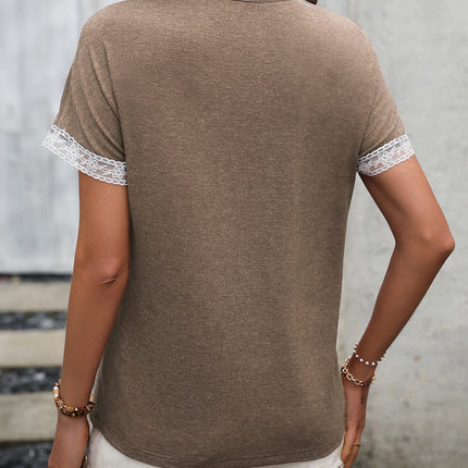 Ivy Lane Contrast Round Neck Short Sleeve Tee - Image 15