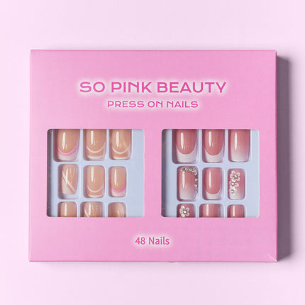 SO PINK BEAUTY Press On Nails 2 Packs - Image 10