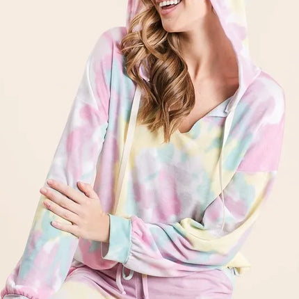 BiBi Tie Dye French Terry Casual Pants - Image 19