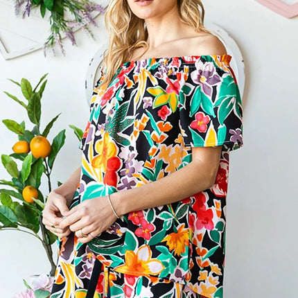 Cotton Bleu by Nu Label Floral Off-Shoulder Top - Image 3