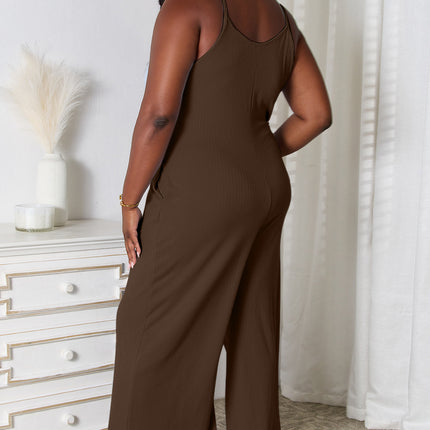 Basic Bae Full Size Spaghetti Strap V-Neck Jumpsuit - Image 9