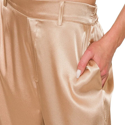 Zenana Wide-Leg Satin Pants - Image 6