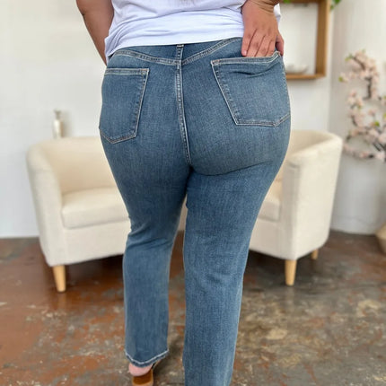 Judy Blue Full Size High Waist Straight Jeans - Image 3