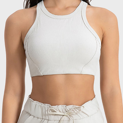 Millennia Wide Strap Cropped Sport Tank - Image 1
