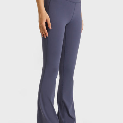 Millennia Elastic Waist Flare Yoga Pants - Image 10