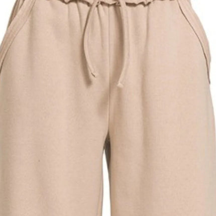 Zenana Fleece Exposed Seam Wide Leg Sweatpants - Image 3