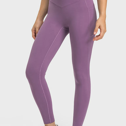 Millennia V-Waist Yoga Leggings with Pockets - Image 4