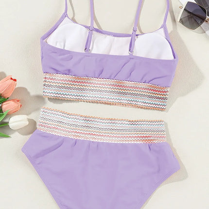 Scoop Neck Spaghetti Strap Bikini Set - Image 16