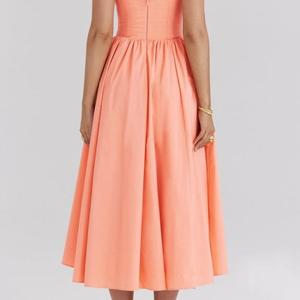 Ruched V-Neck Sleeveless Dress with Pockets - Image 21