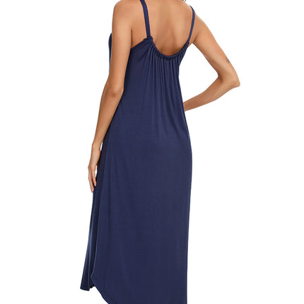 V-Neck Midi Lounge Dress - Image 14