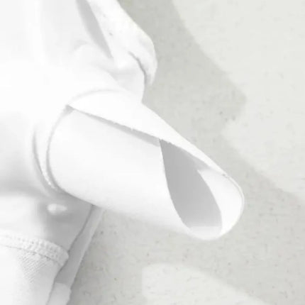 Tied Front Contrast Striped One-Piece Swimsuit - Image 11