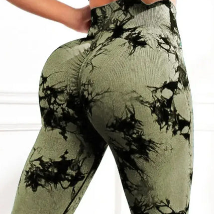 Tie-Dye High Waist Active Leggings - Image 20