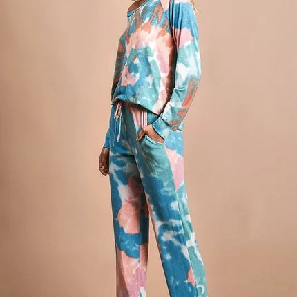 BiBi Tie Dye French Terry Jogger Pants - Image 7