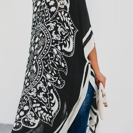 Printed Open Front Cover-Up - Image 6