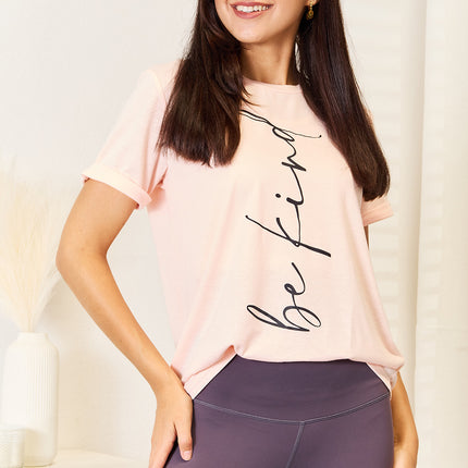 Simply Love BE KIND Graphic Round Neck T-Shirt - Image 4