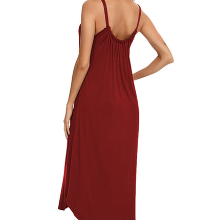V-Neck Midi Lounge Dress - Image 20