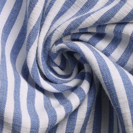 Striped Mock Neck Sleeveless Mini Tank Dress - Image 6