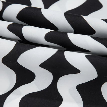 Button Down Contrast Striped Cover-Up - Image 11