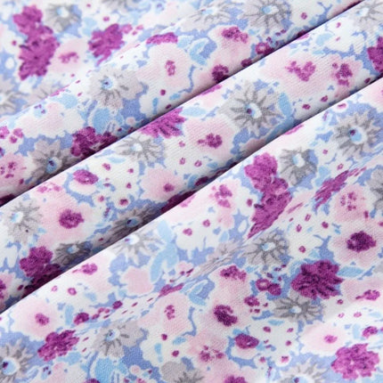 Tiered Floral Shirred High Waist Maxi Dress - Image 14