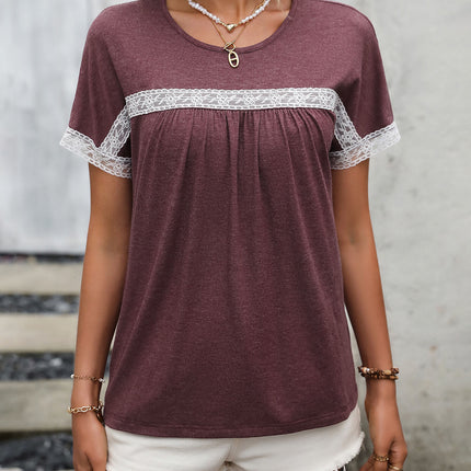 Ivy Lane Contrast Round Neck Short Sleeve Tee - Image 7