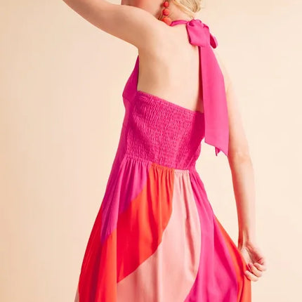 Aemi+Co Color Block Sleeveless Maxi Dress - Image 15