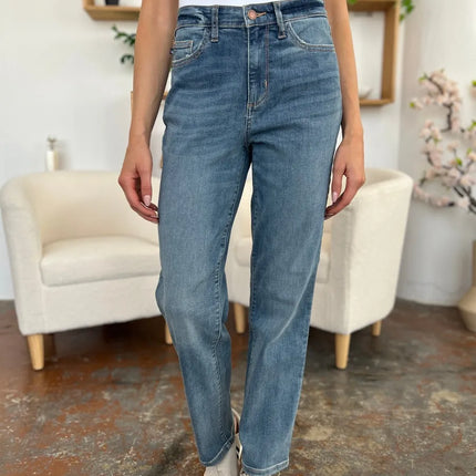 Judy Blue Full Size High Waist Straight Jeans - Image 6