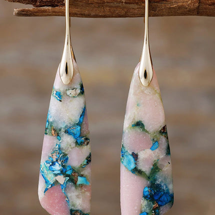 Geometrical Shape Dangle Earrings - Image 9