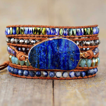 Lapis Lazuli Layered Bracelet - Image 1