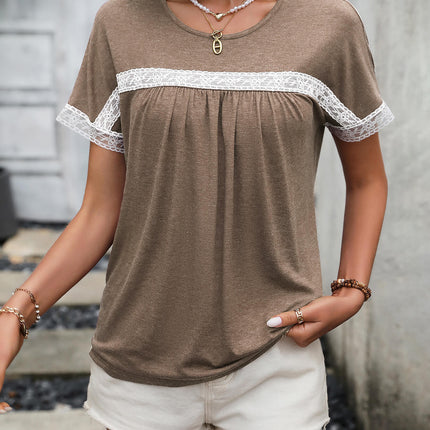 Ivy Lane Contrast Round Neck Short Sleeve Tee - Image 14