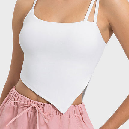 Millennia Slit Asymmetrical Neck Active Cami - Image 4
