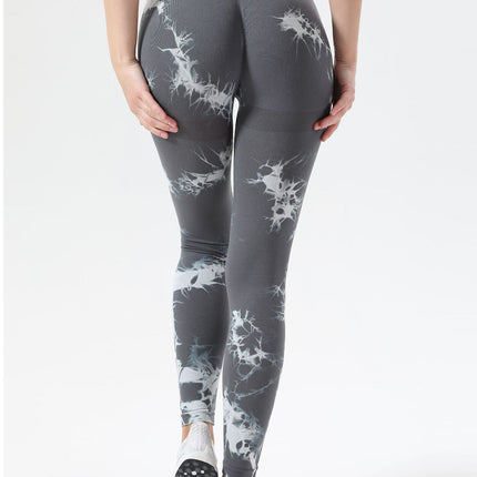 Tie-Dye High Waist Active Leggings - Image 12