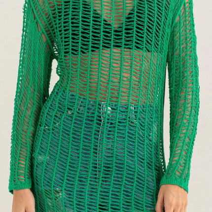 HYFVE Crochet Long Sleeve Cover Up - Image 3