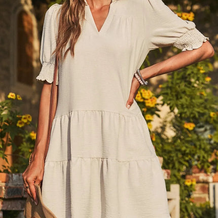 Johnny Collar Short Sleeve Mini Dress - Image 3