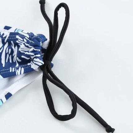 Full Size Crisscross Scoop Neck Tankini Set - Image 7