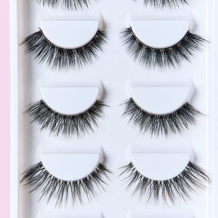 SO PINK BEAUTY Faux Mink Eyelashes Variety Pack 5 Pairs - Image 3