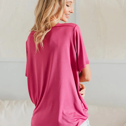 Sew In Love Full Size Square Neck Short Sleeve Top - Image 2