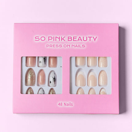 SO PINK BEAUTY Press On Nails 2 Packs - Image 2