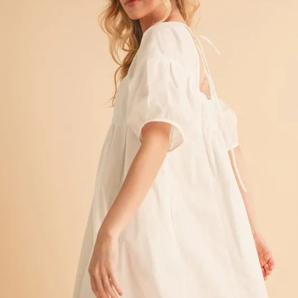 Aemi + Co Square Neck Babydoll Dress with Pockets - Image 10