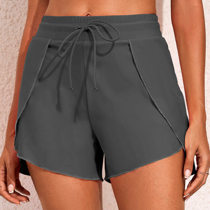 Drawstring Waist Swim Shorts - Image 7