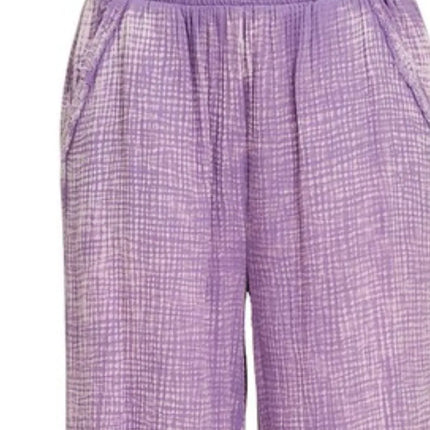 Zenana Washed Double Gauze Elastic Band Waist Pants - Image 2