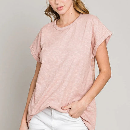 Cotton Bleu by Nu Label Plaid Short Sleeve T-Shirt - Image 1