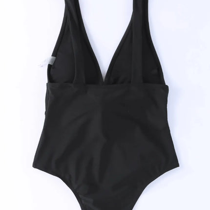 Plunge Wide Strap One-Piece Swimwear - Image 7