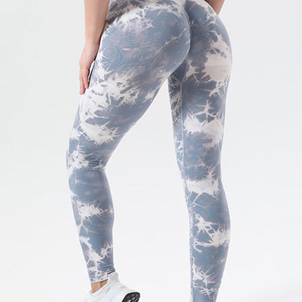 Tie-Dye High Waist Active Leggings - Image 3