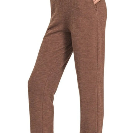 Zenana Cotton Slub Jogger Pants - Image 2
