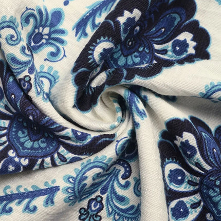 Printed V-Neck Cap Sleeve Dress - Image 10